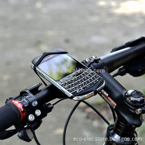Universal Silicone Rubber Elastic Security Band Bike Mount Phone Holder Fits for All Bike